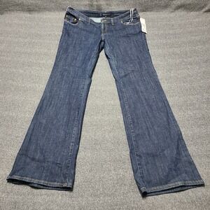 ANNE KLEIN TODAY JEANS STRETCH FLARE DENIM WOMENS SIZE 10 BLUE